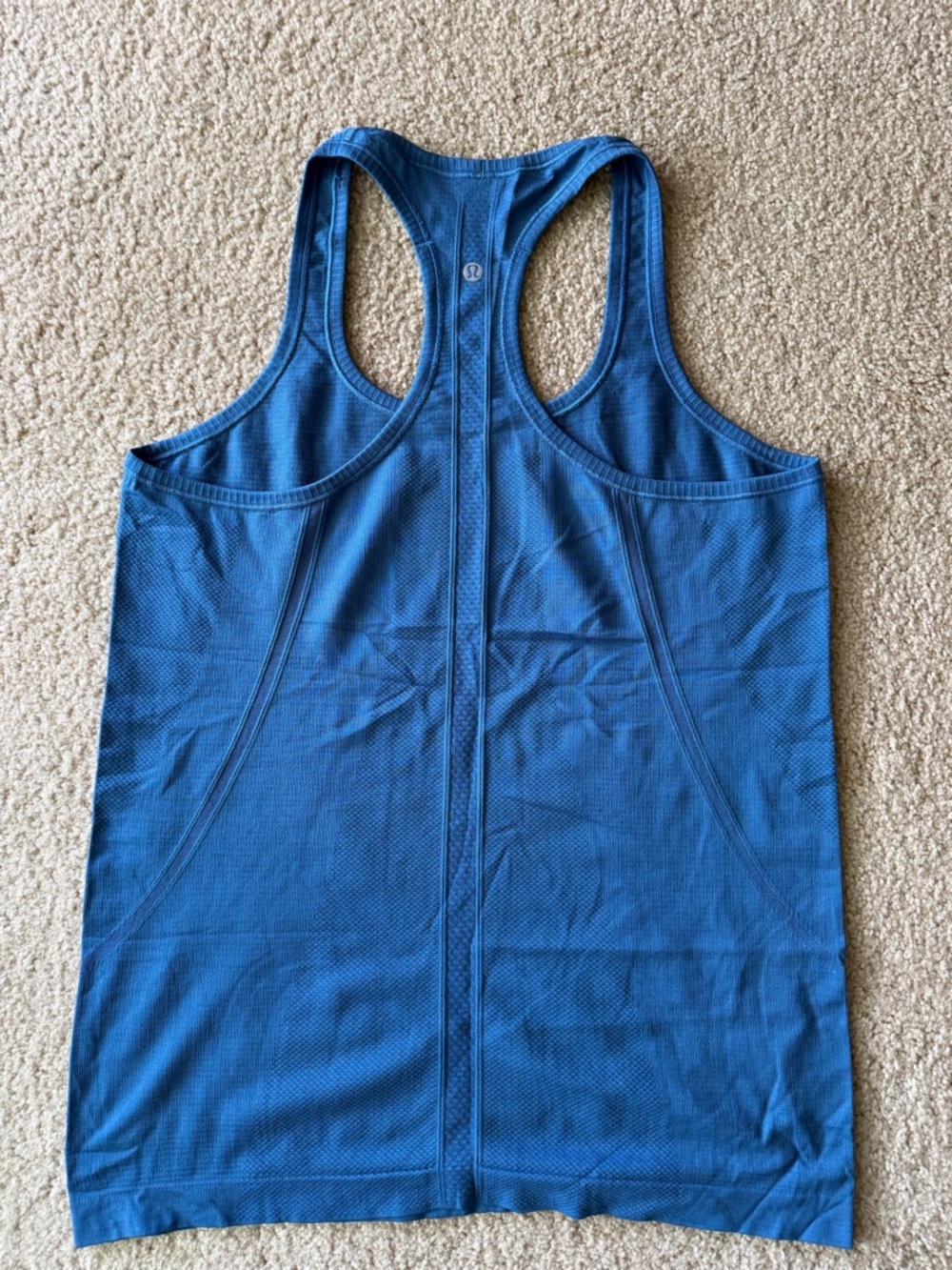 lululemon athletica Blue Racerback Tank Top - Picture 1 of 3